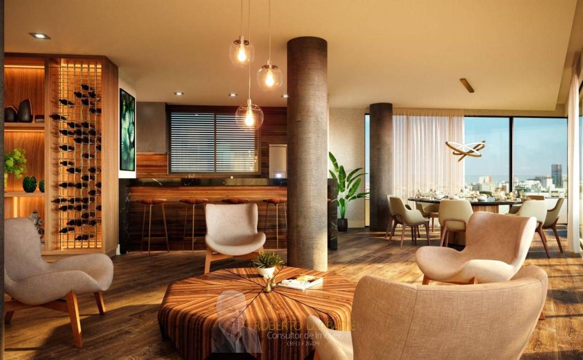 Apartamento de luxo no The Edge com 3 suítes, 142,61m², à venda em Curitiba, Juvevê - ROBERTO D. ABADIE Consultor de Imóveis
