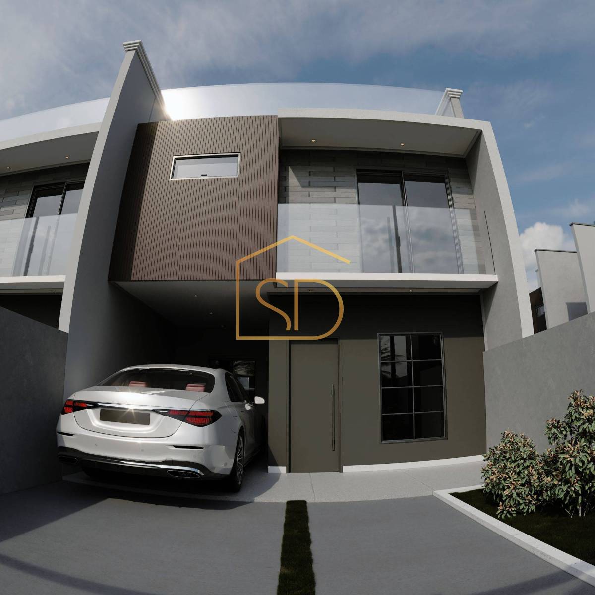 Espetacular Casa Triplex Alto Padrão no Condomínio Vila Doro com 3 quartos 1 suíte e Rooftop, 139,37m², à venda em Curitiba, Santa Felicidade - ROBERTO D. ABADIE Consultor de Imóveis