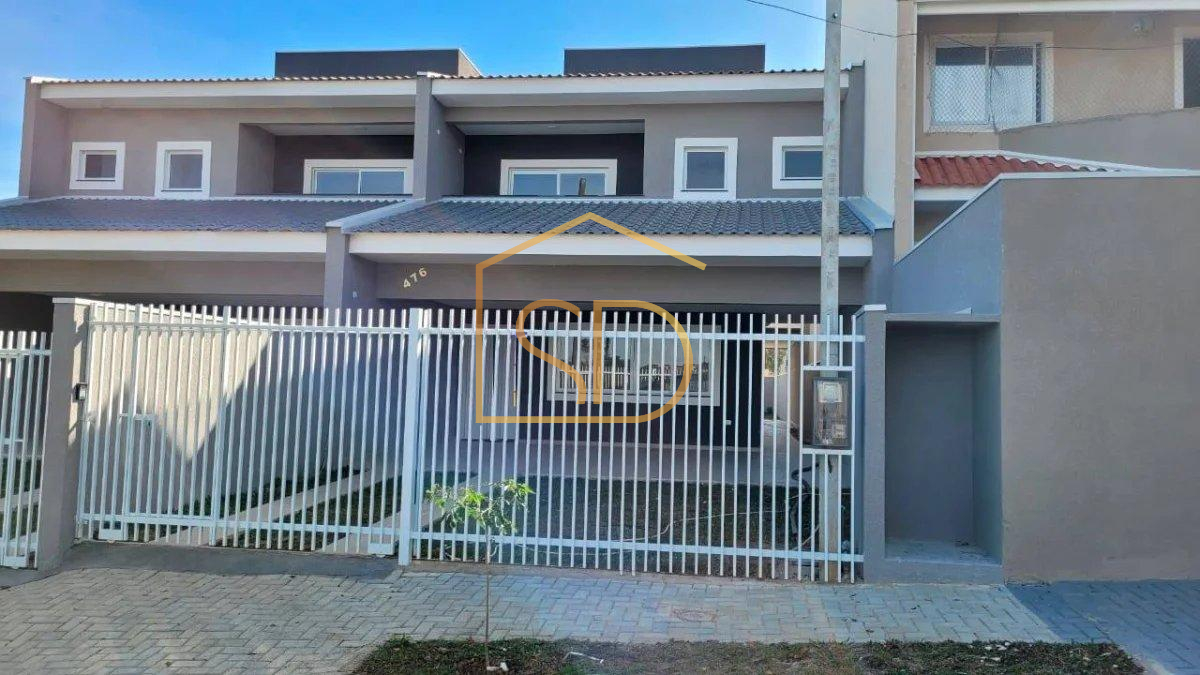 Excelente Sobrado Novo com 3 suítes, 300m² de terreno, à venda em São José dos Pinhais, Aristocrata - ROBERTO D. ABADIE Consultor de Imóveis