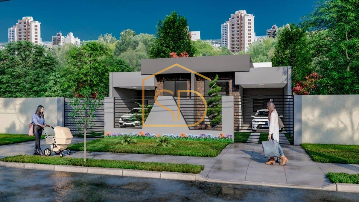 Maravilhosa Casa Nova Moderna com 3 quartos 1 suíte , 124,28m², à venda em São José dos Pinhais, Bom Jesus - ROBERTO D. ABADIE Consultor de Imóveis