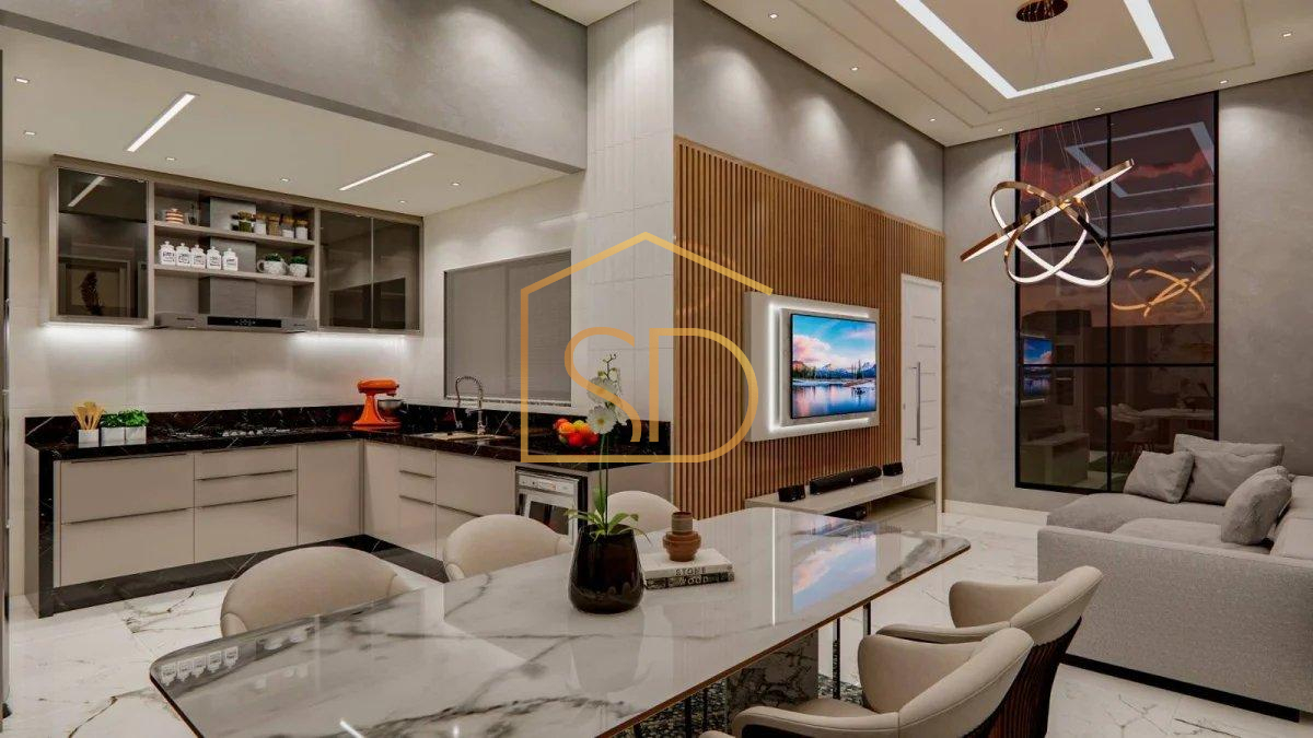 Maravilhosa Casa Nova Moderna com 3 quartos 1 suíte , 124,28m², à venda em São José dos Pinhais, Bom Jesus - ROBERTO D. ABADIE Consultor de Imóveis