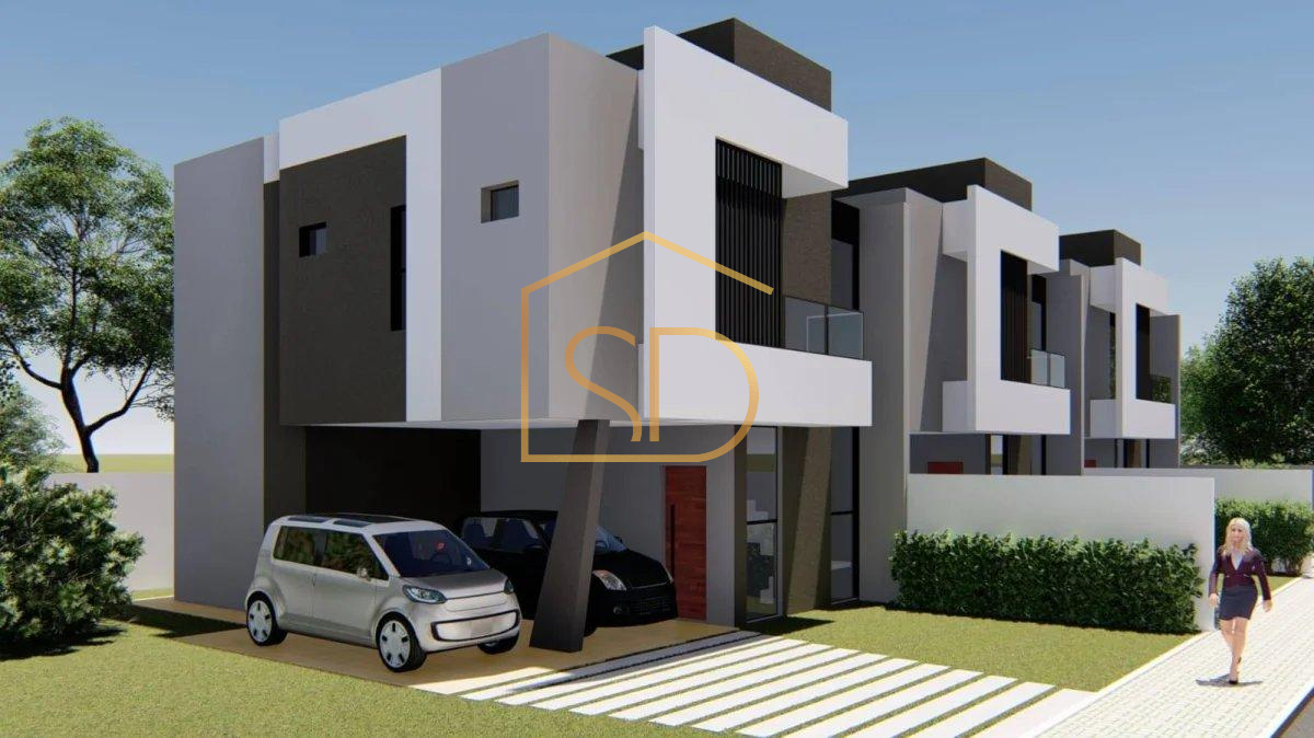 Maravilhoso Sobrado Novo, 122,21m², à venda em São José dos Pinhais, Parque da Fonte - ROBERTO D. ABADIE Consultor de Imóveis