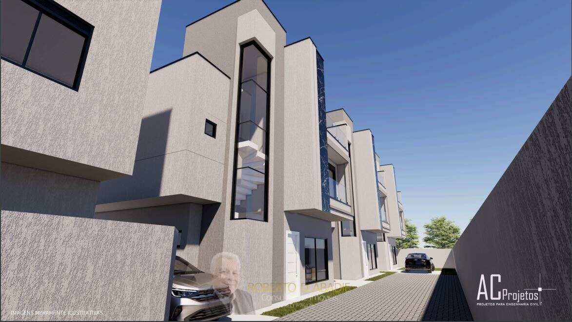 Sobrado à venda em Curitiba, Capão Raso, com 3 quartos, 127,73m² - ROBERTO D. ABADIE Consultor de Imóveis