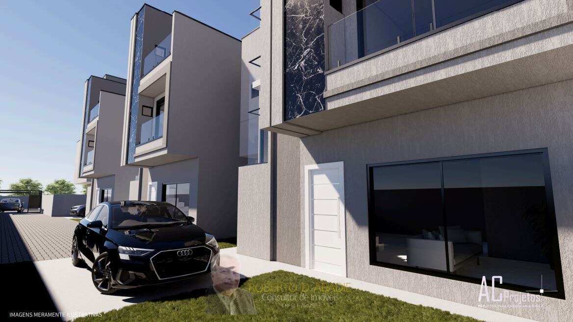 Sobrado à venda em Curitiba, Capão Raso, com 3 quartos, 127,73m² - ROBERTO D. ABADIE Consultor de Imóveis