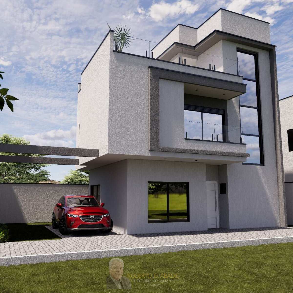 Sobrado à venda em Curitiba, Hauer, com 3 quartos, 148,06m² - ROBERTO D. ABADIE Consultor de Imóveis