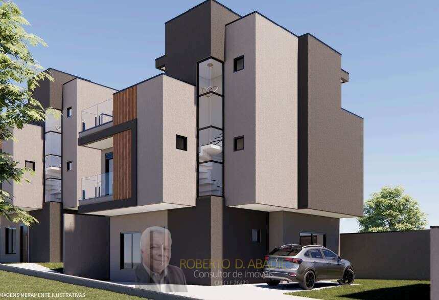 Sobrado à venda em Curitiba, Novo Mundo, com 3 quartos, 140,75m² - ROBERTO D. ABADIE Consultor de Imóveis