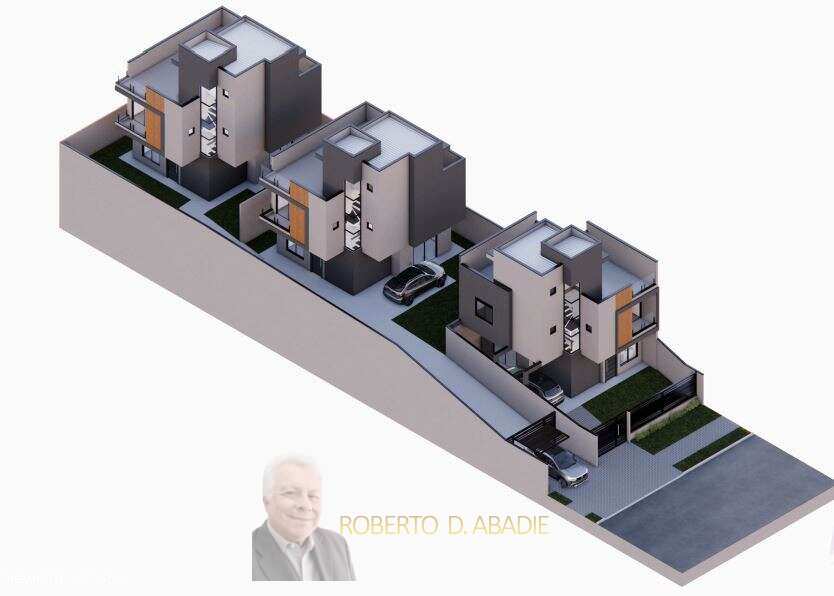 Sobrado à venda em Curitiba, Novo Mundo, com 3 quartos, 140,75m² - ROBERTO D. ABADIE Consultor de Imóveis