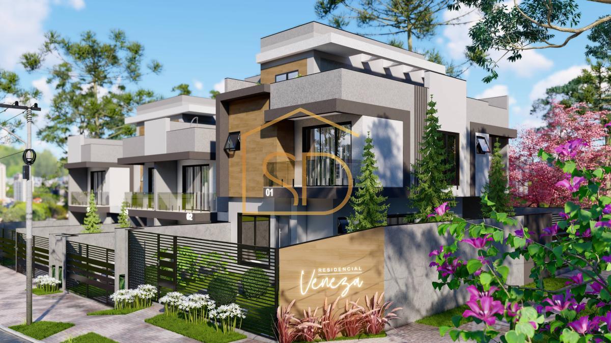 Espetacular Sobrado Alto Padrão de esquina com 3 suites, Ático e Varanda Gourmet, 225m², à venda em Curitiba, Água Verde - ROBERTO D. ABADIE Consultor de Imóveis