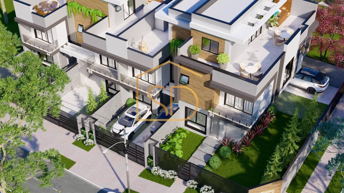 Espetacular Sobrado Alto Padrão de esquina com 3 suites, Ático e Varanda Gourmet, 225m², à venda em Curitiba, Água Verde - ROBERTO D. ABADIE Consultor de Imóveis