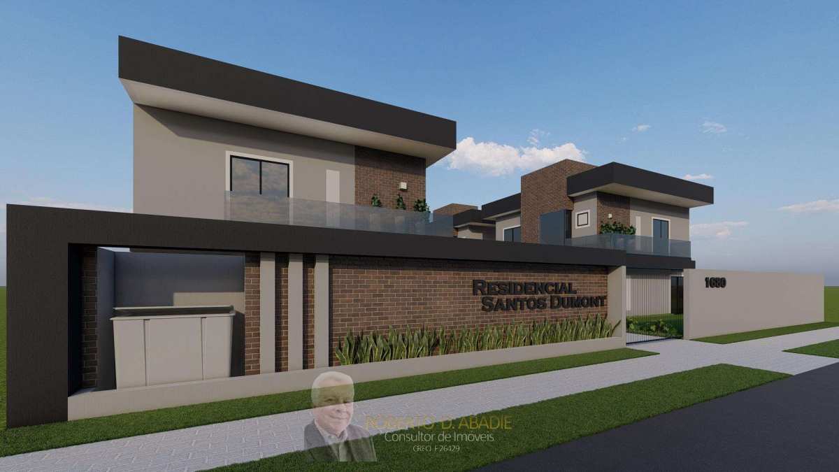 Sobrado em condomínio à venda, no Residencial Santos Dumont,  em Curitiba, Cajuru, com 3 quartos, 109m² - ROBERTO D. ABADIE Consultor de Imóveis