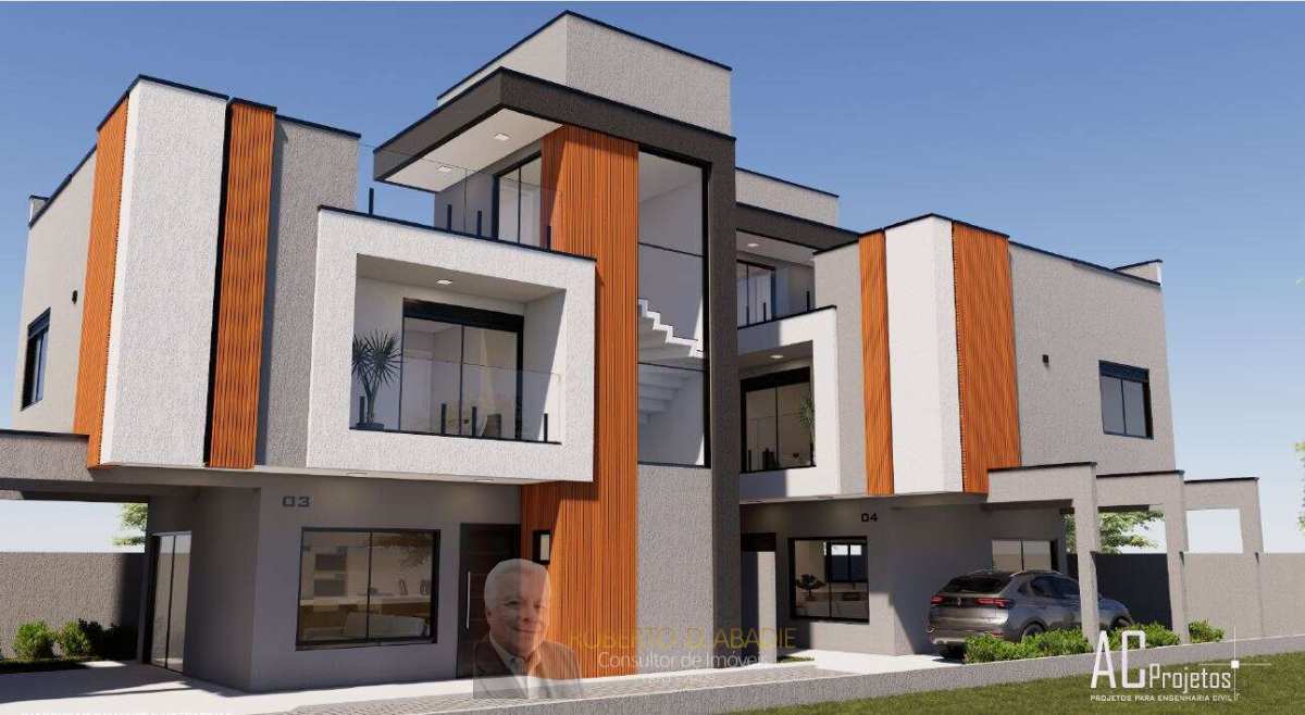 Sobrado em condomínio à venda em Curitiba, Hauer, com 3 quartos, 133,92m² - ROBERTO D. ABADIE Consultor de Imóveis